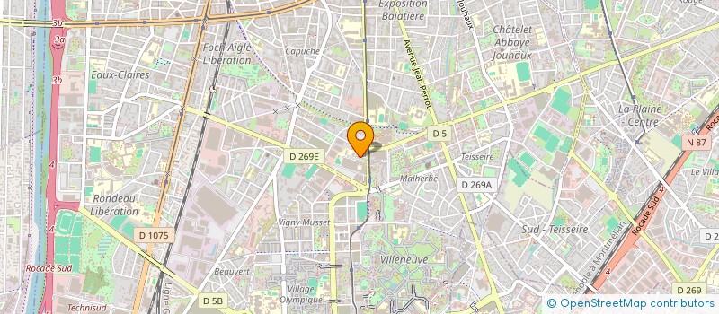 localisation de l'entreprise MADAME CHANTALE FRECHOU à GRENOBLE