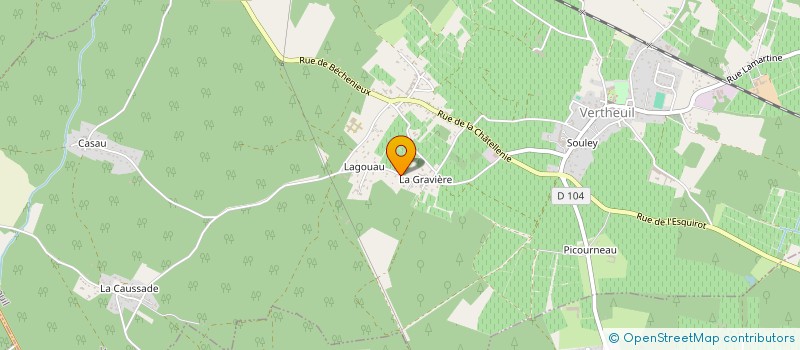 localisation de l'entreprise MADAME CHANTALE GIRARDEAU  VERTHEUIL