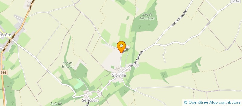 localisation de l'entreprise MADAME CHANTALE GOUILLART  SIBIVILLE