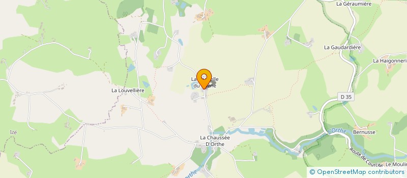 localisation de l'entreprise MADAME CHANTALE LORMEL  VIMARTIN-SUR-ORTHE