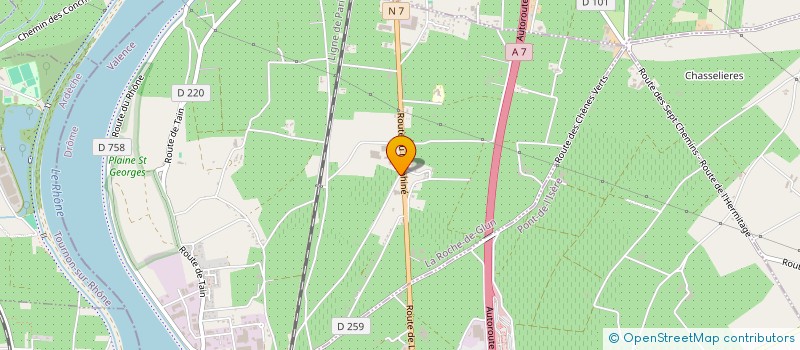 localisation de l'entreprise MADAME CHANTALE SEGUIN  EROME