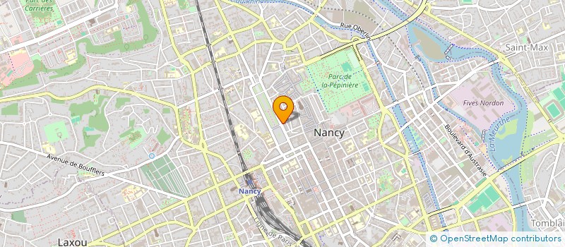 localisation de l'entreprise MADAME CHANTALE THOMASSIN à NANCY