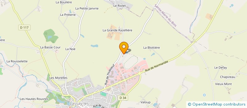 localisation de l'entreprise MADAME CHANTALLE GALLIENNE à LASSAY-LES-CHATEAUX