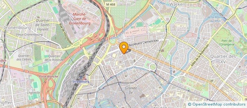 localisation de l'entreprise MADAME CHANTELLE FOX à STRASBOURG