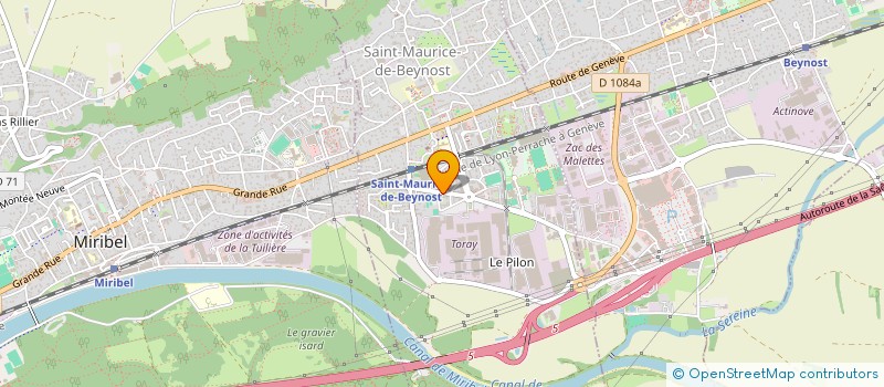 localisation de l'entreprise MADAME CHANTHA KHIM  SAINT-MAURICE-DE-BEYNOST