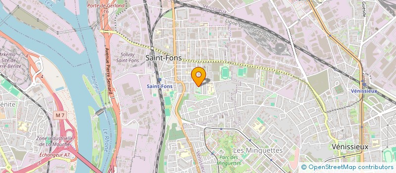 localisation de l'entreprise MADAME CHANTHY THAI  SAINT-FONS