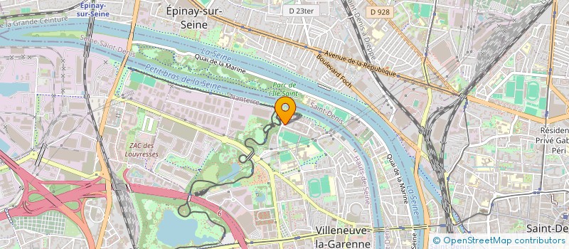 localisation de l'entreprise MADAME CHANTRA CHAU  VILLENEUVE-LA-GARENNE