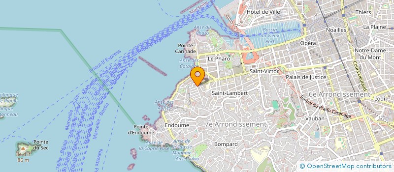 localisation de l'entreprise MADAME CHARA KAMINARA PIPITSOULI à MARSEILLE