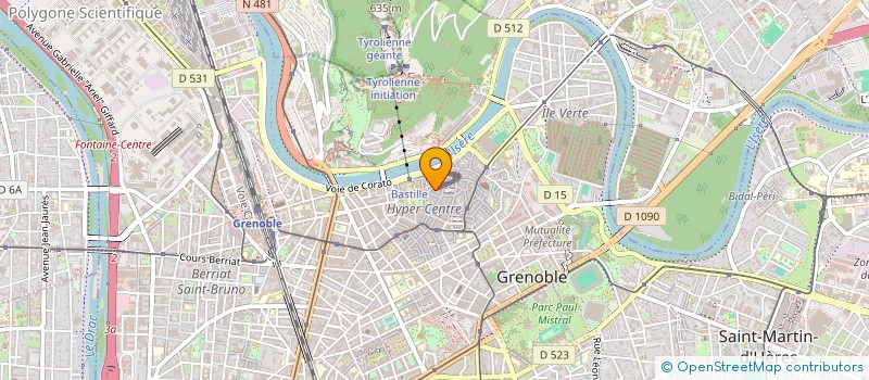 localisation de l'entreprise MADAME CHARAH BENTALEB à GRENOBLE