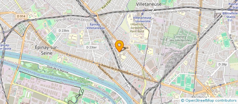 localisation de l'entreprise MADAME CHARAZAD ALLAM  EPINAY-SUR-SEINE