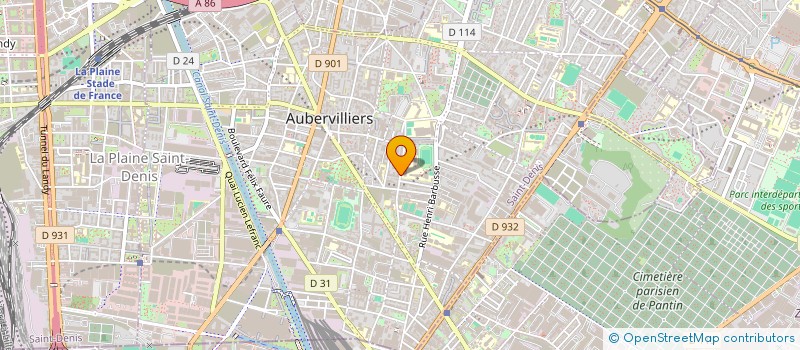 localisation de l'entreprise MADAME CHARAZED SEGHAIER  AUBERVILLIERS