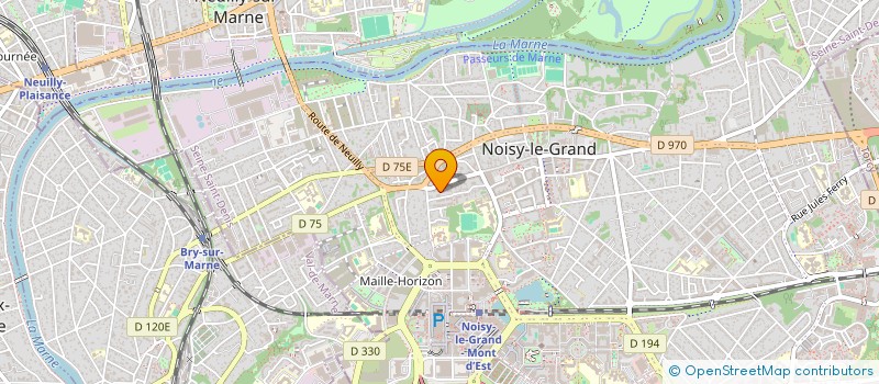 localisation de l'entreprise MADAME CHARISMA BREVET  NOISY-LE-GRAND