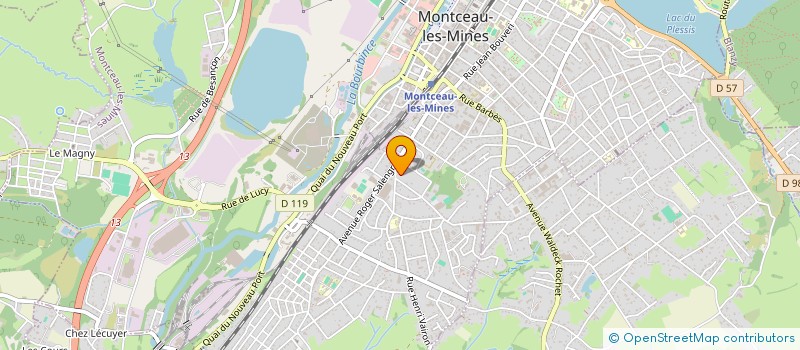 localisation de l'entreprise MADAME CHARLAINE ANTHOR  SAINT-VALLIER