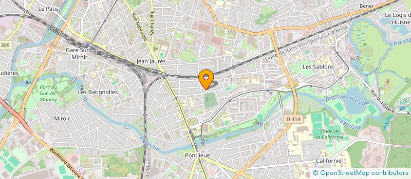 localisation de l'entreprise MADAME CHARLAINE EPINAL  LE MANS