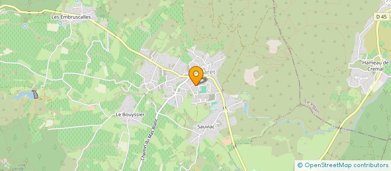 localisation de l'entreprise MADAME CHARLAINE MENA  CLARET