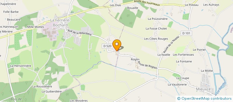 localisation de l'entreprise MADAME CHARLEEN ABOVICI à LA FERRIERE-BOCHARD