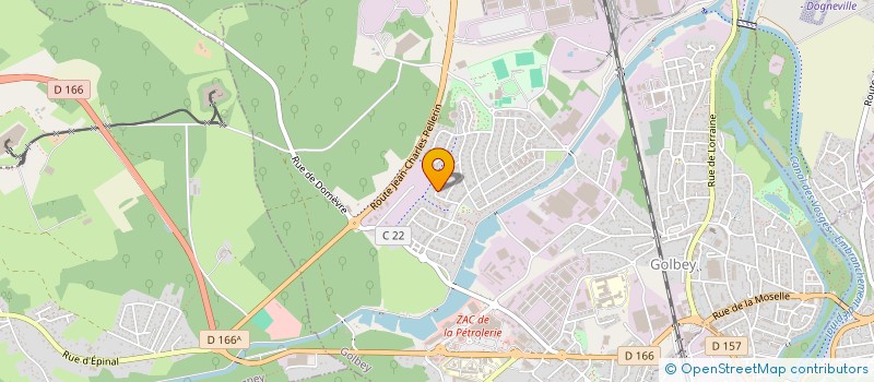 localisation de l'entreprise MADAME CHARLEEN LOPEZ  GOLBEY