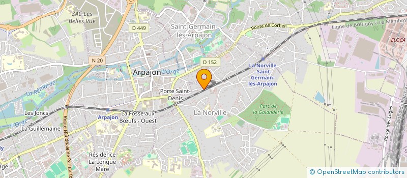 localisation de l'entreprise MADAME CHARLEINE BOURBON  LA NORVILLE