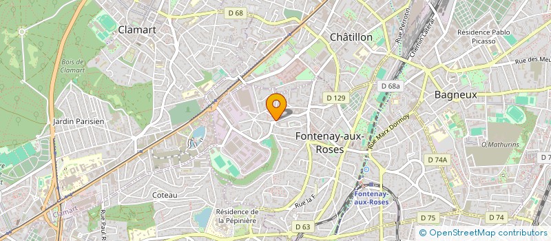 localisation de l'entreprise MADAME CHARLEINE MASSOTEAU à FONTENAY-AUX-ROSES