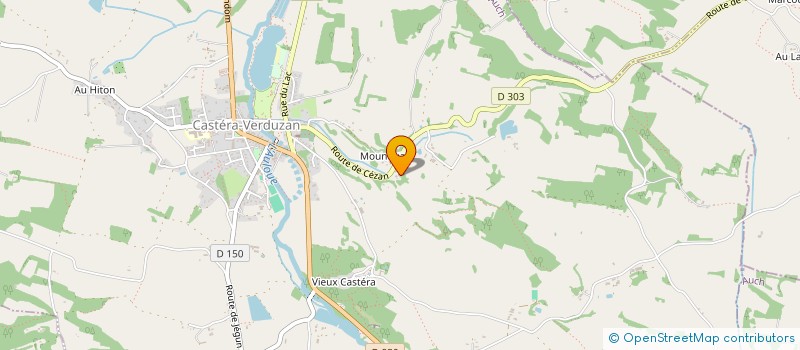 localisation de l'entreprise MADAME CHARLEINE THEZAN  BONAS