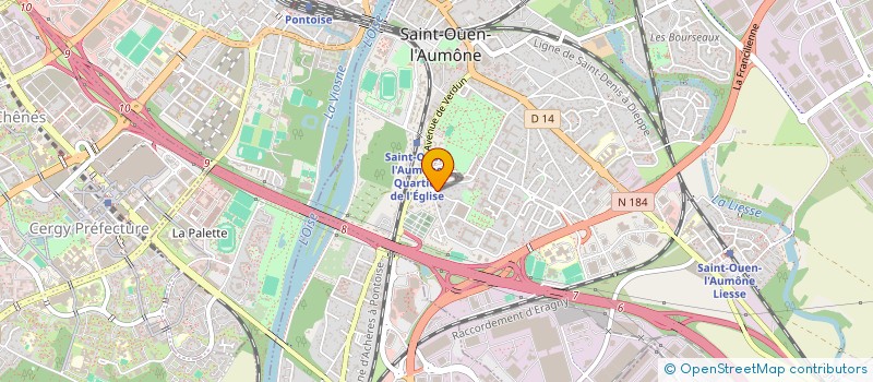 localisation de l'entreprise MADAME CHARLENE ADIDIEMA à SAINT-OUEN-L'AUMONE