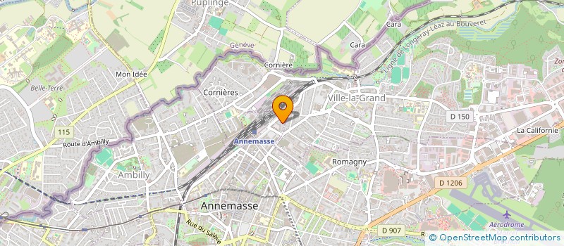 localisation de l'entreprise MADAME CHARLENE ALBIAC  ANNEMASSE