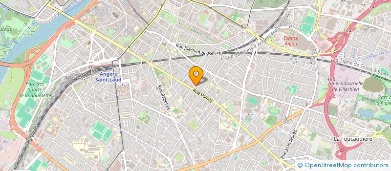 localisation de l'entreprise MADAME CHARLENE ANDRADE  ANGERS