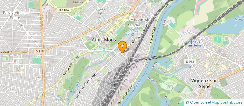 localisation de l'entreprise MADAME CHARLENE ANGOUILLANT  ATHIS-MONS