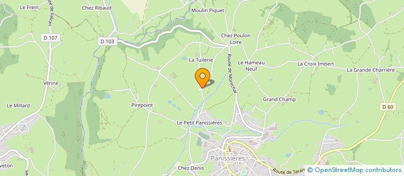 localisation de l'entreprise MADAME CHARLENE ARMETTA  PANISSIERES