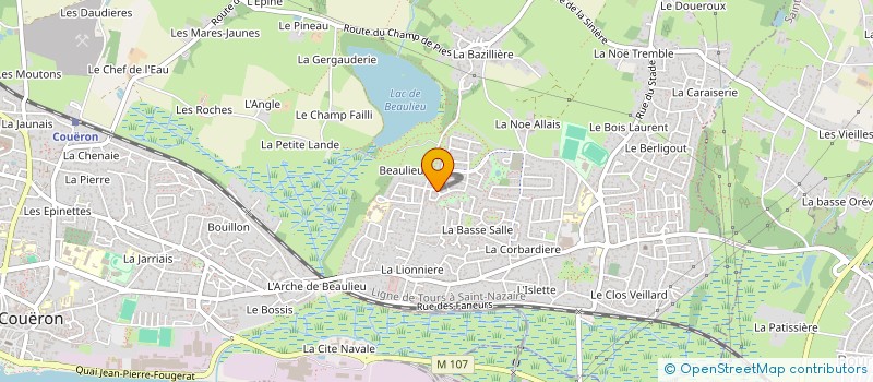 localisation de l'entreprise MADAME CHARLENE BANCILHON à COUERON