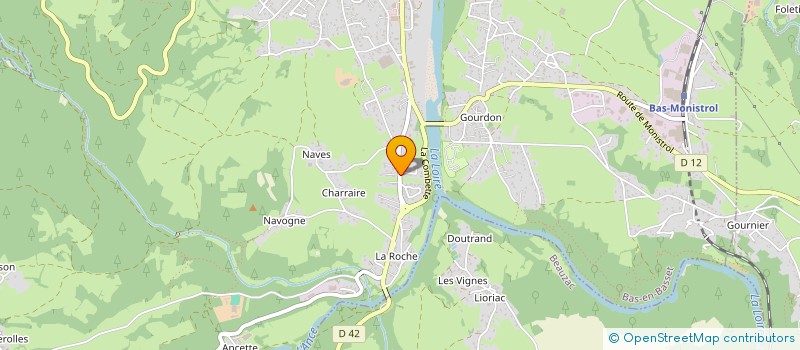 localisation de l'entreprise MADAME CHARLENE BARRALLON  BAS-EN-BASSET