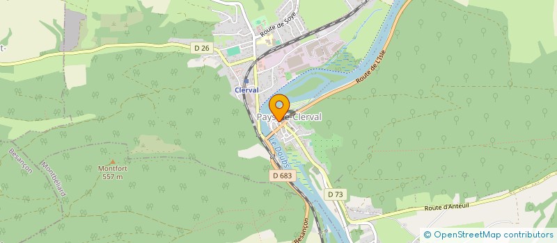 localisation de l'entreprise MADAME CHARLENE BASSAND  PAYS-DE-CLERVAL