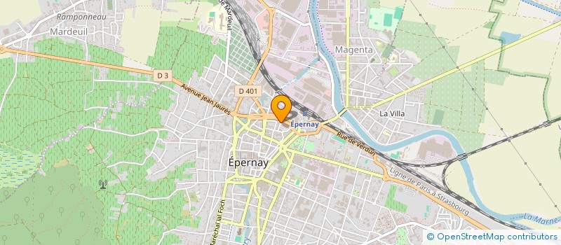 localisation de l'entreprise MADAME CHARLENE BECKER à EPERNAY
