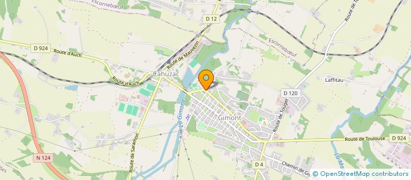 localisation de l'entreprise MADAME CHARLENE BEGUE  GIMONT