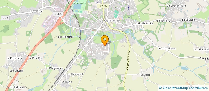 localisation de l'entreprise MADAME CHARLENE BELLEIL  LA GARNACHE