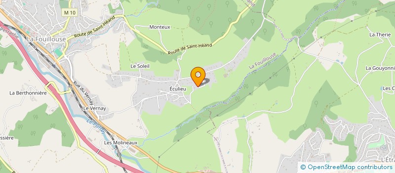 localisation de l'entreprise MADAME CHARLENE BENEVENT  LA FOUILLOUSE