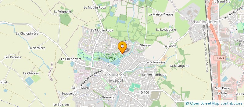 localisation de l'entreprise MADAME CHARLENE BERNARD  MOUILLERON-LE-CAPTIF