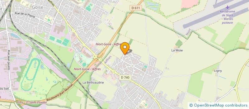 localisation de l'entreprise MADAME CHARLENE BIGOT  AIFFRES