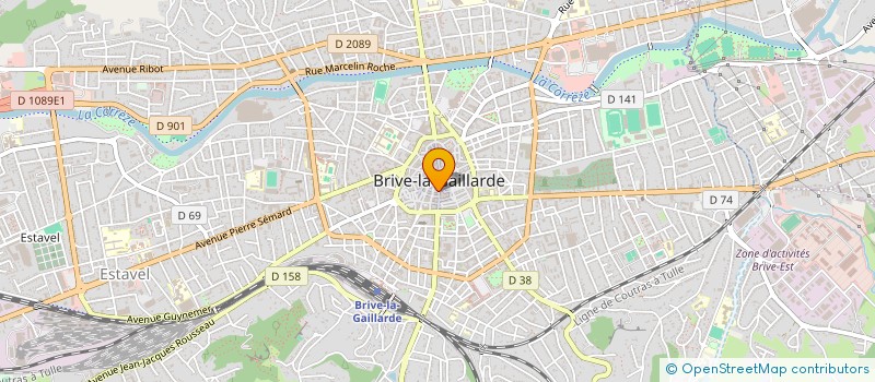 localisation de l'entreprise MADAME CHARLENE BION  BRIVE-LA-GAILLARDE