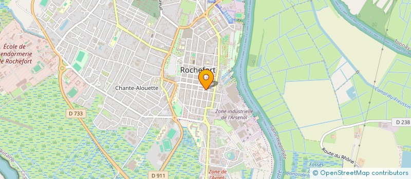 localisation de l'entreprise MADAME CHARLENE BITON  ROCHEFORT