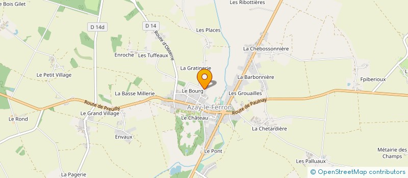 localisation de l'entreprise MADAME CHARLENE BLANCHET à AZAY-LE-FERRON