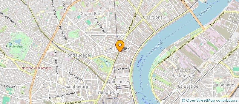 localisation de l'entreprise MADAME CHARLENE BLANQUET  BORDEAUX