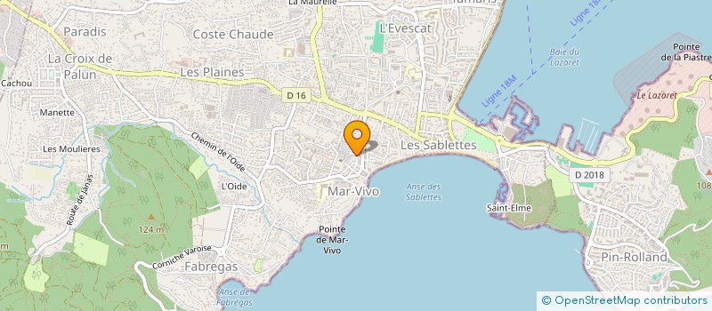 localisation de l'entreprise MADAME CHARLENE BOCHET à LA SEYNE SUR MER