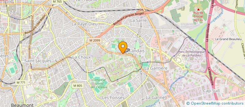 localisation de l'entreprise MADAME CHARLENE BOREL  CLERMONT-FERRAND