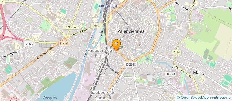 localisation de l'entreprise MADAME CHARLENE BOSSET  VALENCIENNES