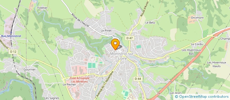 localisation de l'entreprise MADAME CHARLENE BOUAMARA à MONISTROL-SUR-LOIRE