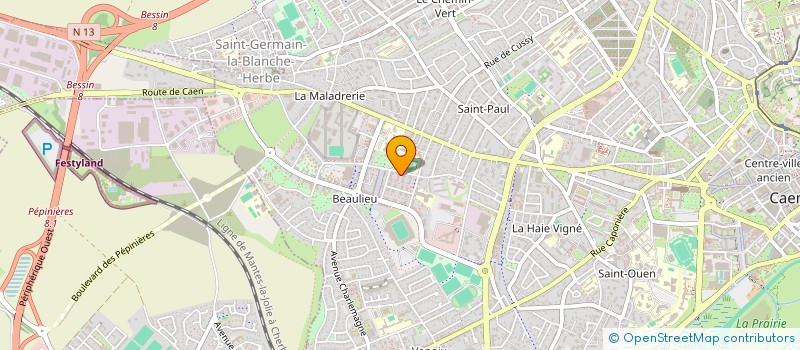 localisation de l'entreprise MADAME CHARLENE BOUGAULT à CAEN