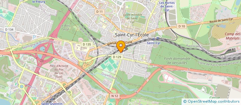 localisation de l'entreprise MADAME CHARLENE BOUSQUET à SAINT-CYR-L'ECOLE