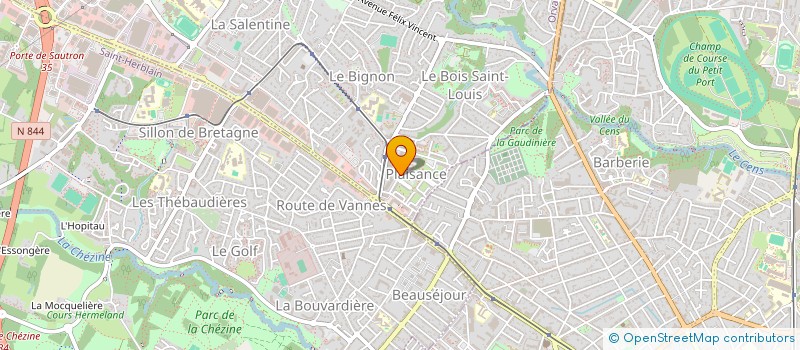 localisation de l'entreprise MADAME CHARLENE BOZEC à ORVAULT