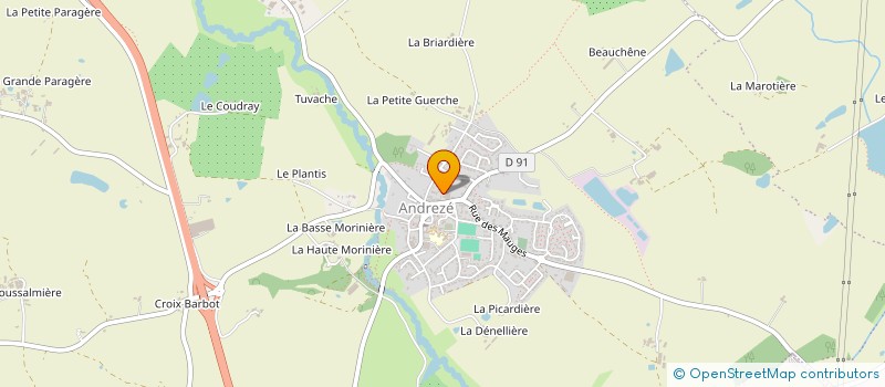 localisation de l'entreprise MADAME CHARLENE BRAUD à BEAUPREAU-EN-MAUGES
